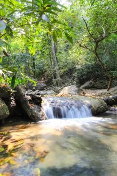 Erawan Waterfall Stock Photos