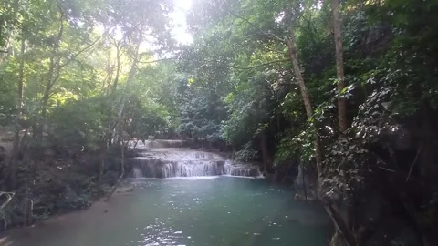 ErawanWaterfall02 Stock Footage 322052039