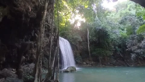 ErawanWaterfall03 Stock Footage 322052041