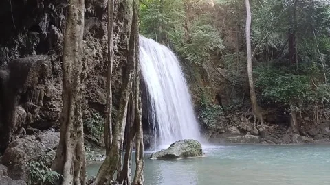 ErawanWaterfall04 Stock Footage 322052042