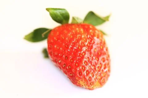 Erdbeeren Macro - Bio Stock Photos