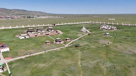 Erdene Zuu Buddhist Monastery Mongolia Stock Footage 335271358