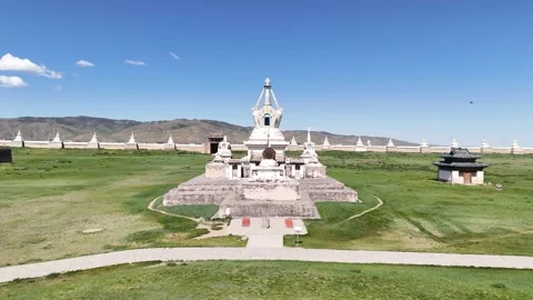 Erdene Zuu Monastery Mongolia Stock Footage 335271338