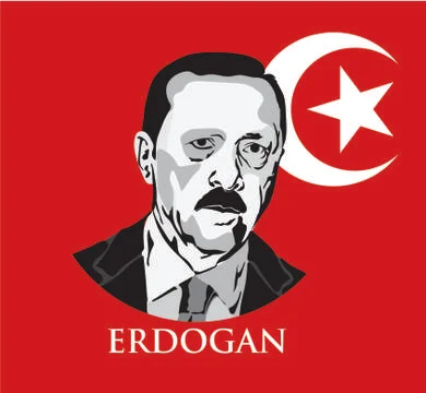 Erdogan Stock Illustration