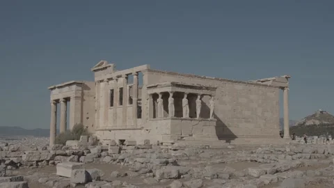 The Erechtheion of The Acropolis Video stock 219780227