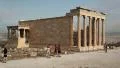 Erechtheion - antique temple in Athenian Acropolis HD Footage