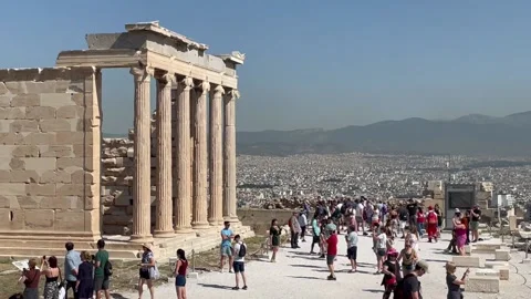 The Erechtheion View Stock Footage 202324209
