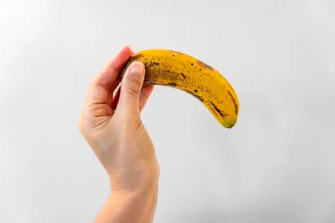 Erectile dysfunction concept banana Stock Photos