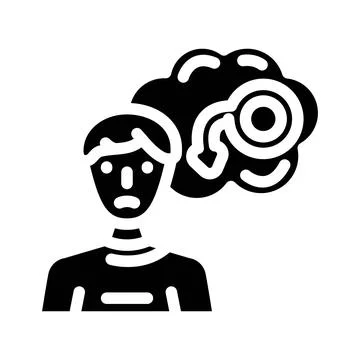 Erectile dysfunction glyph icon vector illustration Stock Illustration