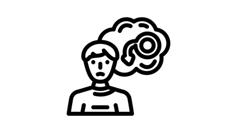 Erectile dysfunction line icon animation Stock Footage 326752418