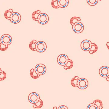 Erectile dysfunction urology vector seamless pattern 스톡 일러스트