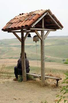 Eremite meditation Foto stock