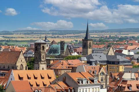 Erfurt, Thuringia, central Germany Stock Photos