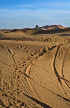 Erg chebb prints Stock Photos