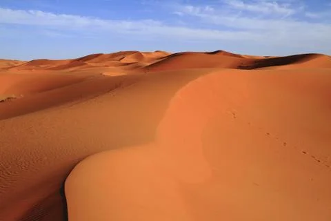 Erg chebbi Stock Photos