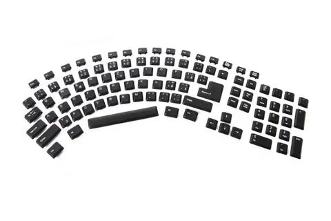 Ergonomic keyboard 写真素材