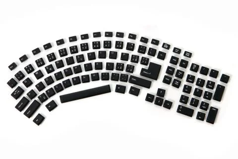 Ergonomic keyboard 写真素材