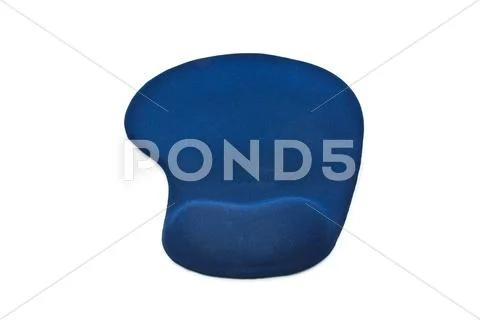 An ergonomic mouse pad isolated on the white background Stock Photos