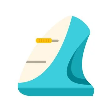 Ergonomic vertical computer mouse for healthy computing Stockillustratie