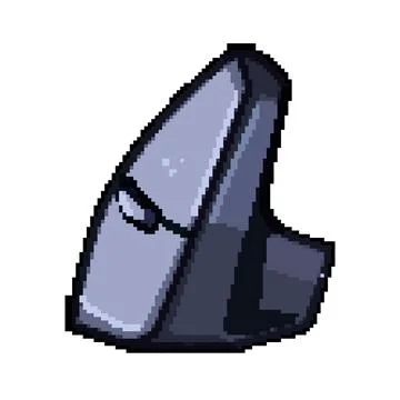 Ergonomic vertical computer mouse improving user comfort Stock Illustration