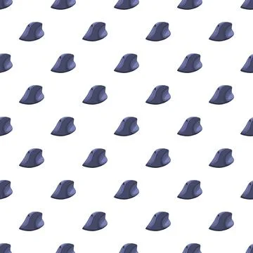 Ergonomic vertical computer mouse seamless pattern design Stock-Illustration