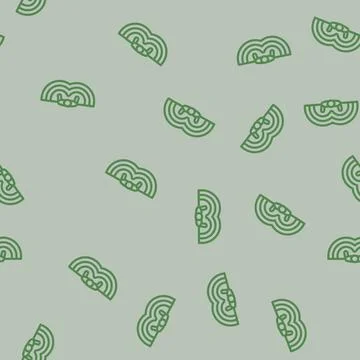 Ergonomics principles mechanical engineer line vector seamless pattern Illustrazione stock