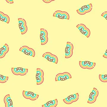 Ergonomics principles mechanical engineer vector seamless pattern Stock Illustration