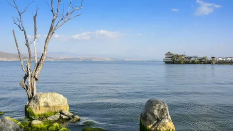 Erhai Lake Stockbeeldmateriaal 85765677