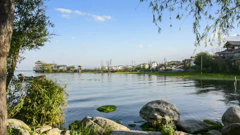 Erhai Lake Stockbeeldmateriaal 85766451