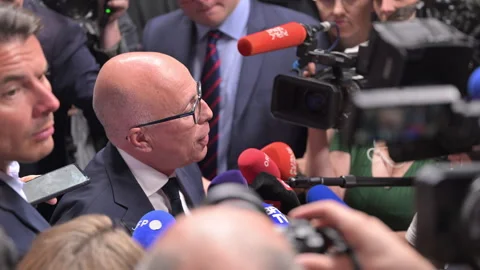 Éric Ciotti - RN Press Conference (2024) Stock Footage 340537589