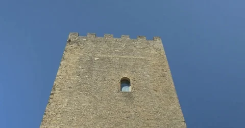 Erice Castle Stock Footage 71446503