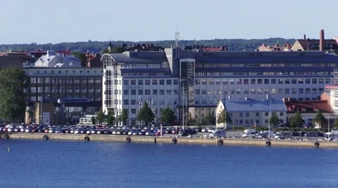 Ericsson building Karlskrona Stock Footage 55859443