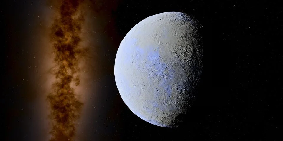 Eris Dwarf Planet Stock Illustration