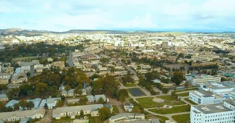 ERITREA ASMARA CITY DRONE 2 库存影片 119997341