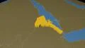 Eritrea extruded. Solids. 4k or 4k+ Resolution