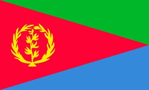 Eritrea Flag Design Stock Illustration