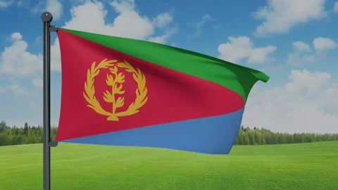 Eritrea Flag Stock Footage 151862352