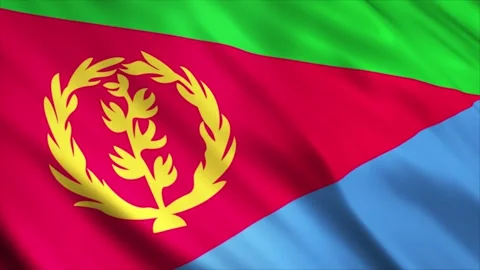 Eritrea Flag Stock Footage 249041125