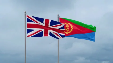 Eritrea flag Stock Footage 251747188