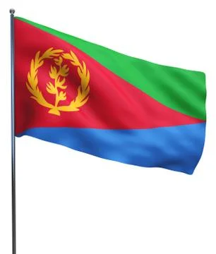 Eritrea Flag Image Stock Illustration