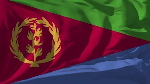 Eritrea Flag Loop Video stock 295715145