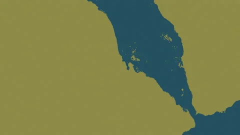 Eritrea map - drive. Glow. Pattern. Video stock 147900894