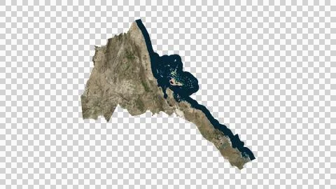 Eritrea Map Stock Illustration