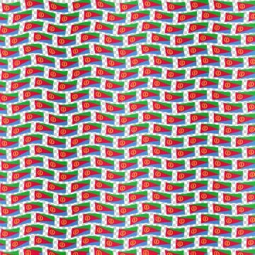 Eritrean flag tiled pattern effect Illustrazione stock