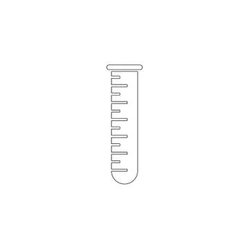Erlenmeyer Flask. flat vector icon Stock Illustration