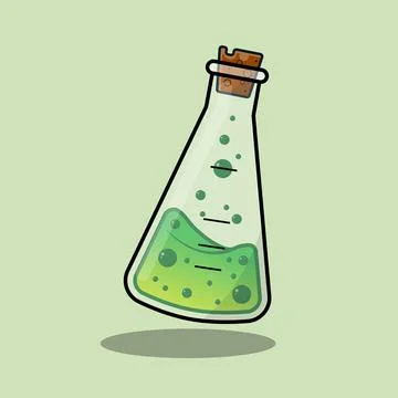 Erlenmeyer Flask Stock Illustration