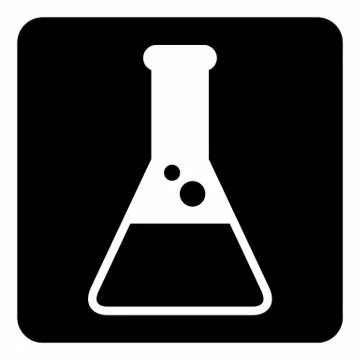 Erlenmeyer icon illustration Stock Illustration