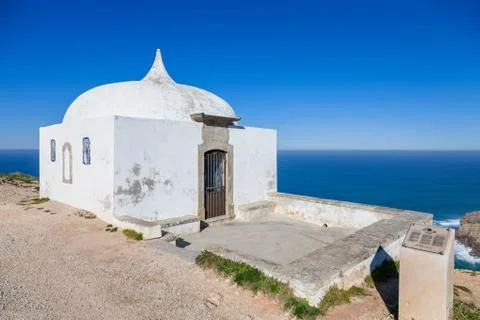 Ermida da Memoria or Memory Hermitage in the Nossa Senhora do Cabo or Pedra M Stock Photos