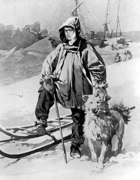 Ernest Shackleton, Antarctica Stock Photos