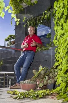  Erno Rubik, magic cube, Budapest, Hungary UNGARN, 08.2020, Budapest II. B... Stock Photos